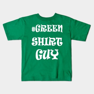 Green shirt guy Kids T-Shirt